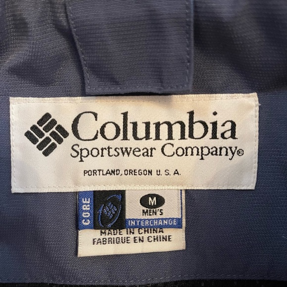 Mens - Blue & Black Columbia Sportswear Winter Jacket - M - Picture 3 of 7